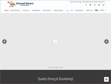 Tablet Screenshot of dresseldivers.com